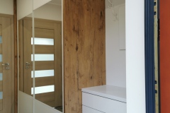 zabudowa szafy z wieszakiem