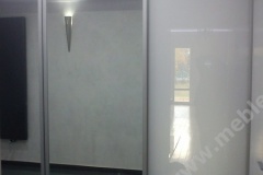 zabudowa szafy szkło + lustro